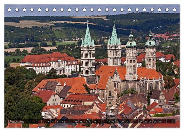 Produktbild: Naumburg - Kleinod an der Saale (Tischkalender 2026 DIN A5 quer), CALVENDO Monatskalender