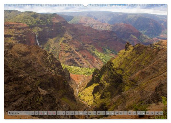 Produktbild: Kauai - Einmal Paradies und zur&uuml;ck (Wandkalender 2026 DIN A2 quer), CALVENDO Monatskalender