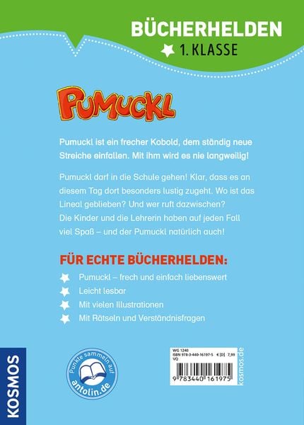 Pumuckl, Bücherhelden 1. Klasse, Pumuckl geht in die Schule