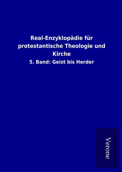 Produktbild: Real-Enzyklop&auml;die f&uuml;r protestantische Theologie und Kirche