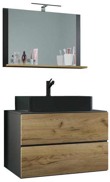Produktbild: 3-tlg. Waschplatz Waschtisch Lendas M Schublade