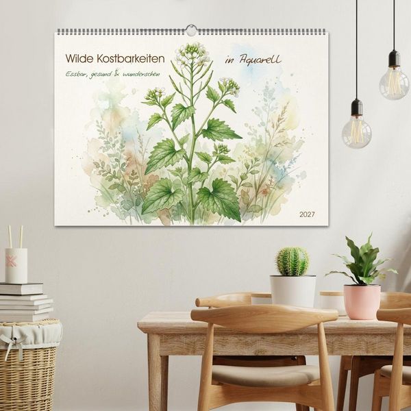 Produktbild: Wilde Kostbarkeiten &ndash; Essbar, gesund & wundersch&ouml;n (Wandkalender 2027 DIN A2 quer), CALVENDO Monatskalender