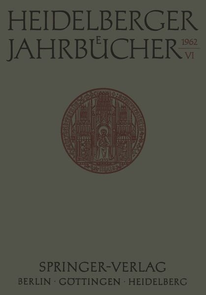 Produktbild: Heidelberger Jahrb&uuml;cher