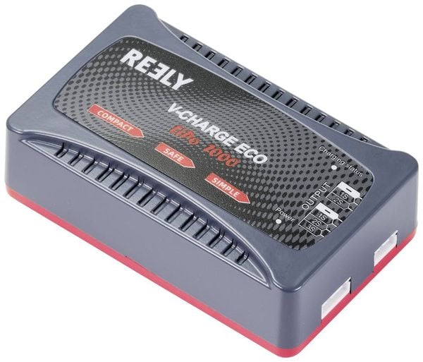 Reely V-CHARGE ECO LiPo 1000 Modellbau-Ladegerät 230V 1A LiPo