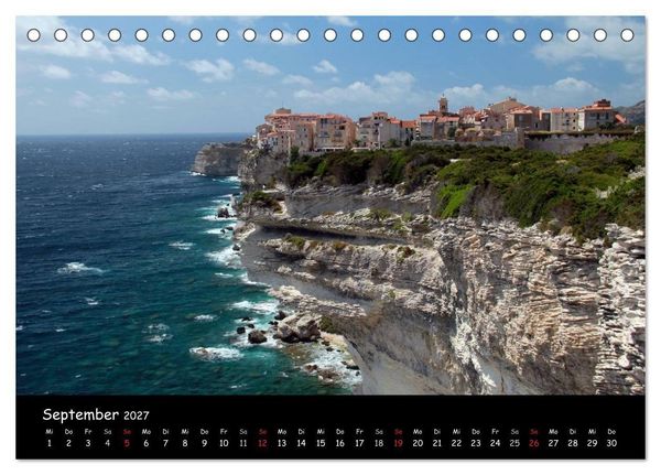 Produktbild: Korsikas St&auml;dte (Tischkalender 2027 DIN A5 quer), CALVENDO Monatskalender