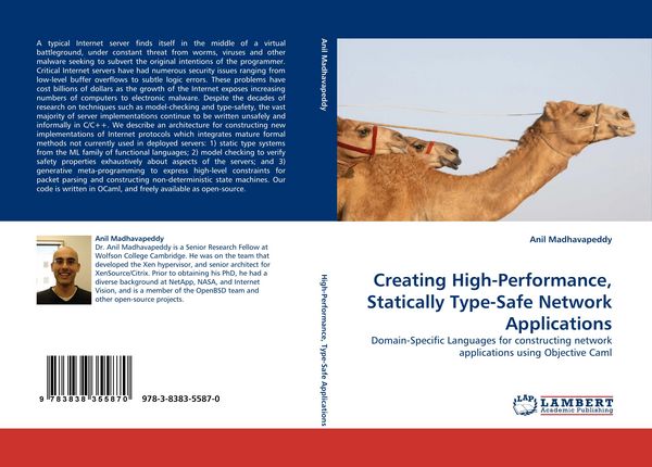 Produktbild: Creating High-Performance, Statically Type-Safe Network Applications