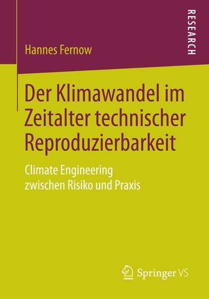 Produktbild: Der Klimawandel im Zeitalter technischer Reproduzierbarkeit