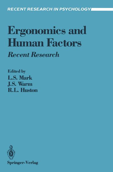 Produktbild: Ergonomics and Human Factors