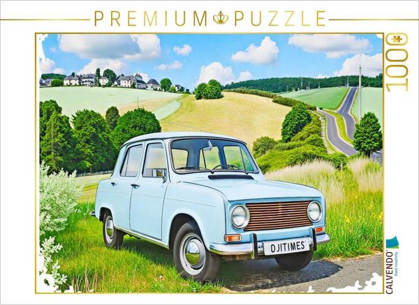 CALVENDO Puzzle Renault 4 | 1000 Teile Lege-Größe 64x48cm Foto-Puzzle für glückliche Stunden