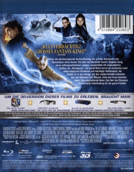 Produktbild: Die Legende von Aang (inkl. 2D)