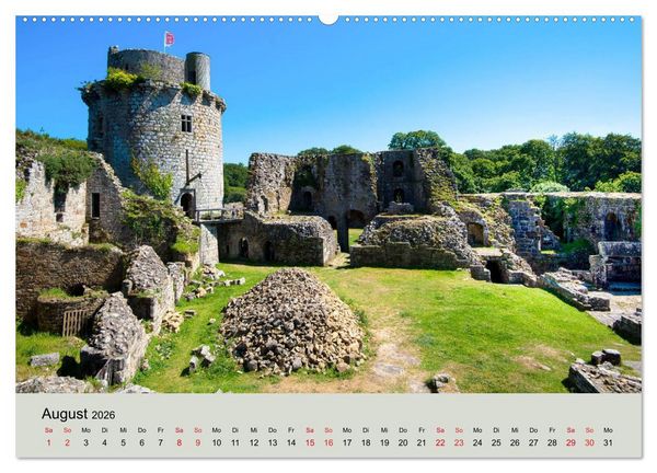 Produktbild: Frankeichs Bauwerke - Schl&ouml;ser und Burgen in der Grand Nation (Wandkalender 2026 DIN A2 quer), CALVENDO Monatskalender