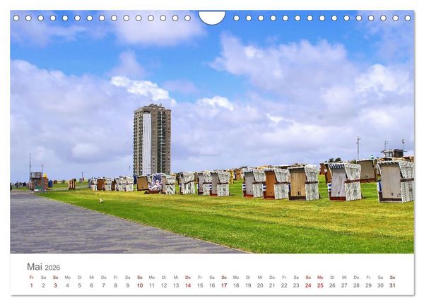 Produktbild: Mein B&uuml;sum - Das wundersch&ouml;ne Nordseeheilbad in Schleswig-Holstein (Wandkalender 2026 DIN A4 quer), CALVENDO Monatskalender