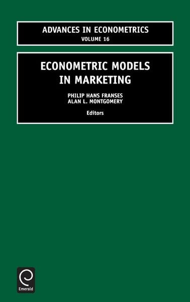 Produktbild: Econometric Models in Marketing