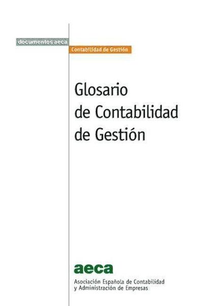 Produktbild: Glosario de contabilidad de gesti&oacute;n