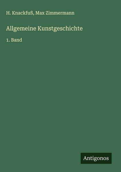 Produktbild: Allgemeine Kunstgeschichte
