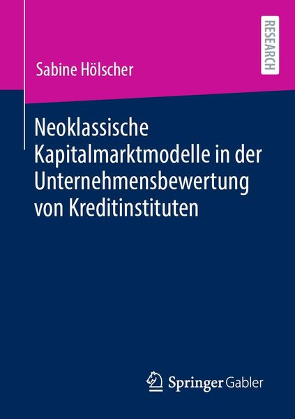 Produktbild: Neoklassische Kapitalmarktmodelle in der Unternehmensbewertung von Kreditinstituten
