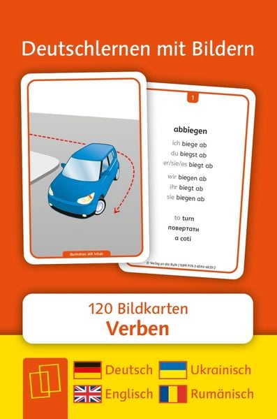 Verben: Set 1 - Deutsch, Englisch, Ukrainisch und Rumänisch, Sonstige von , Verlag an der Ruhr, 978-3-8346-6820-2