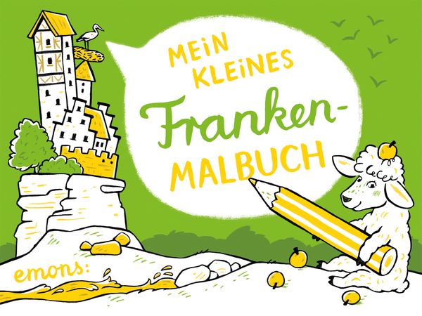 Produktbild: Mein kleines Franken-Malbuch