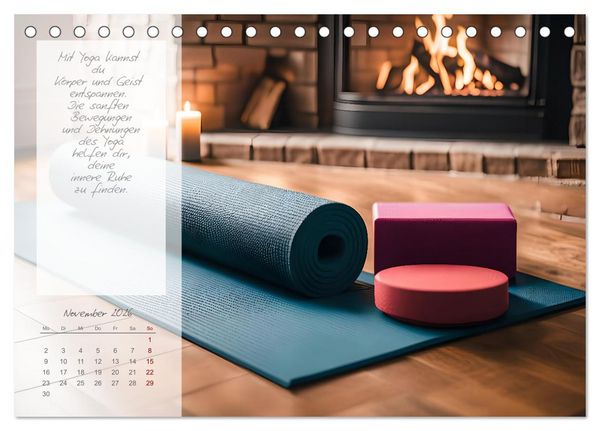 Produktbild: Wellnesstage zuhause - 12 anregende KI Ideen f&uuml;r deine pers&ouml;nlichen Spa Tage (Tischkalender 2026 DIN A5 quer), CALVENDO Monatskalender