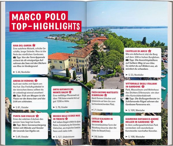 Produktbild: MARCO POLO Reisef&uuml;hrer Gardasee
