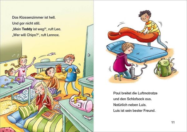 Produktbild: Lesel&ouml;wen 1. Klasse - Lesenacht im Klassenzimmer