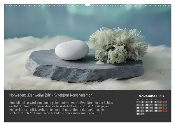 Produktbild: 12 M&auml;rchen unserer Welt (hochwertiger Premium Wandkalender 2027 DIN A2 quer), Kunstdruck in Hochglanz