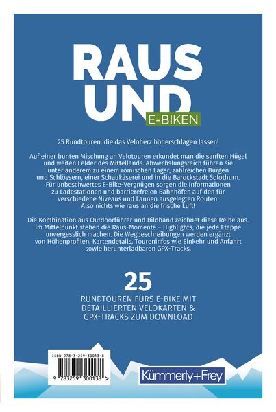 Produktbild: K&uuml;mmerly+Frey Raus und E-Biken Mittelland &ndash; E-Bikef&uuml;hrer