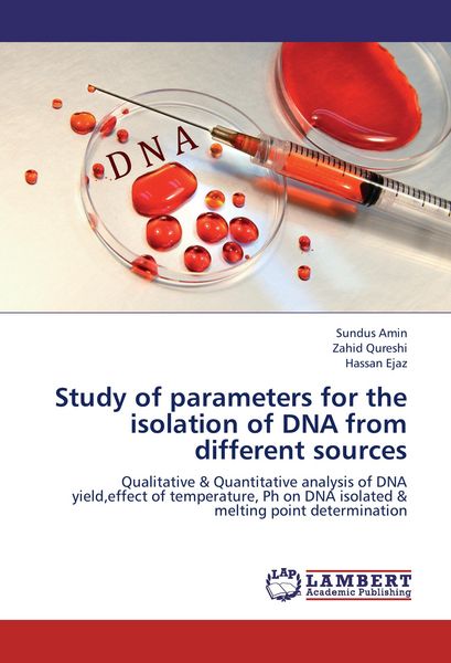 Produktbild: Study of parameters for the isolation of DNA from different sources