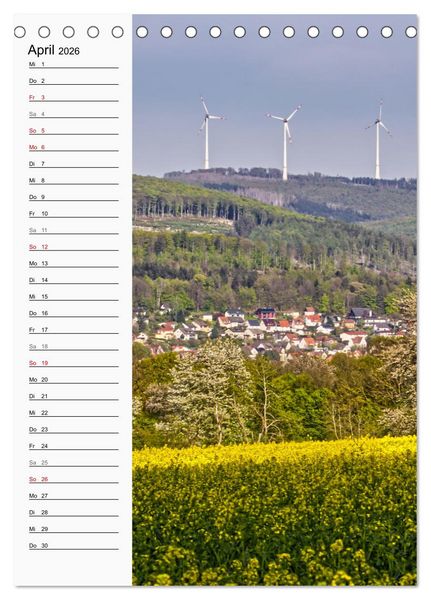 Produktbild: Nieste, Kleinod am Kaufunger Wald (Tischkalender 2026 DIN A5 hoch), CALVENDO Monatskalender