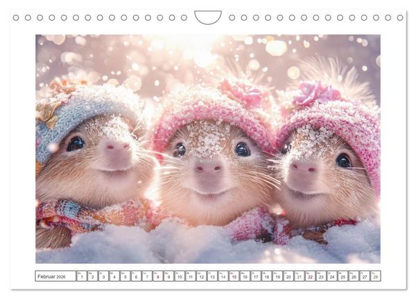 Produktbild: Capybara Zeit (Wandkalender 2026 DIN A4 quer), CALVENDO Monatskalender