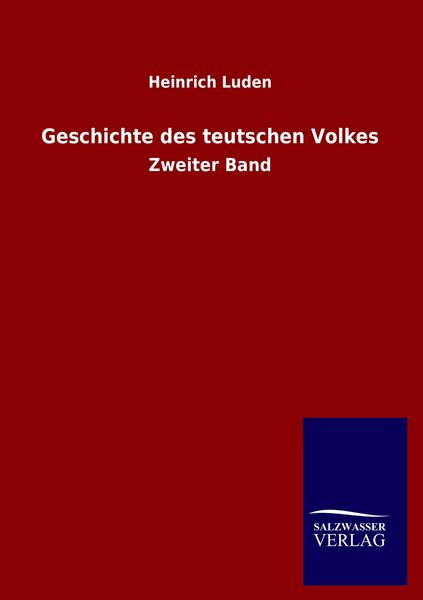 Produktbild: Geschichte des teutschen Volkes