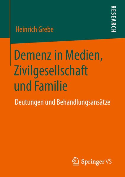 Produktbild: Demenz in Medien, Zivilgesellschaft und Familie