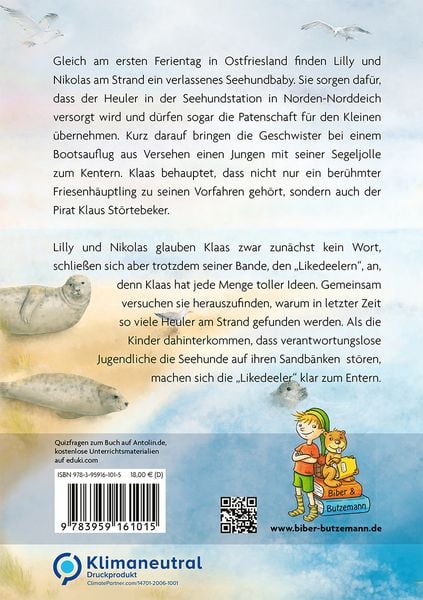 Produktbild: Abenteuer in Ostfriesland - Lilly, Nikolas und die Likedeeler