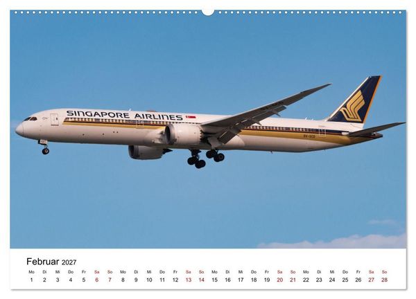 Produktbild: Singapore Airlines - Die ganze Flotte (Wandkalender 2027 DIN A2 quer), CALVENDO Monatskalender