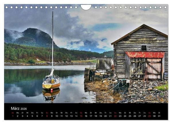 Produktbild: Atemberaubendes Norwegen (Wandkalender 2026 DIN A4 quer), CALVENDO Monatskalender