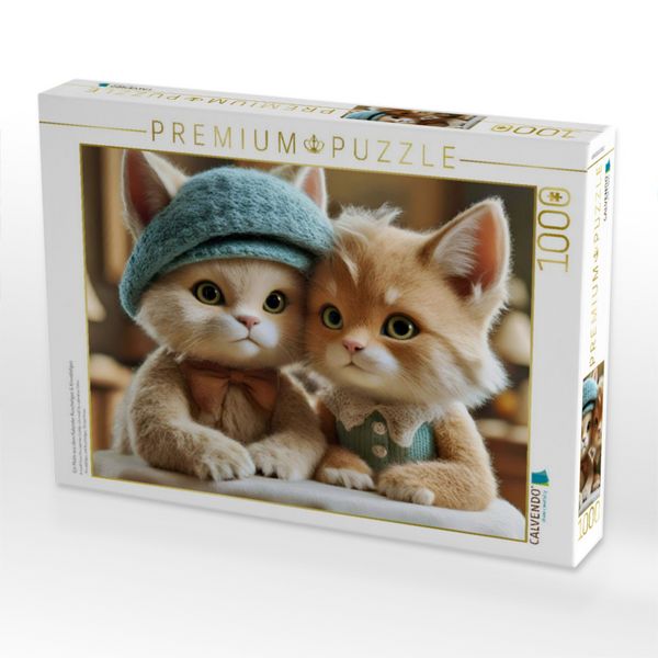 Produktbild: CALVENDO Puzzle Ein Motiv aus dem Kalender Kuscheliges & Knuddeliges | 1000 Teile Lege-Gr&ouml;&szlig;e 64x48cm Foto-Puzzle f&uuml;r gl&uuml;ckliche Stunden