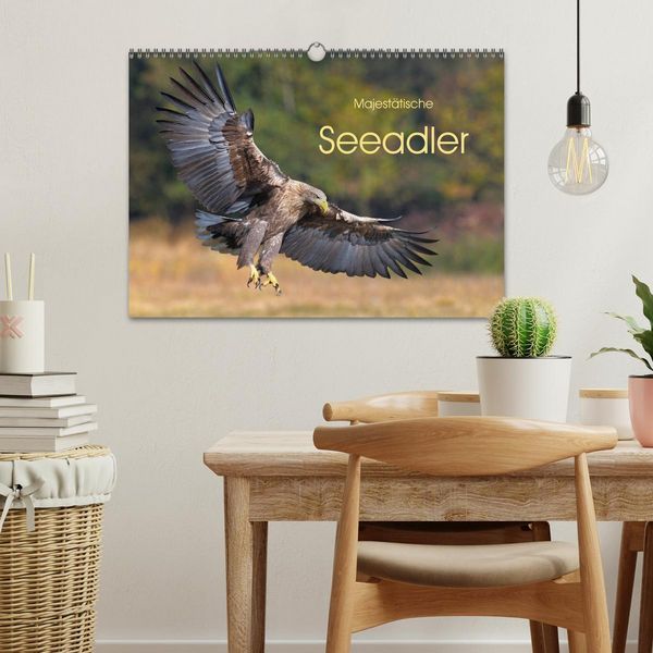 Produktbild: Majest&auml;tische Seeadler (Wandkalender 2026 DIN A3 quer), CALVENDO Monatskalender