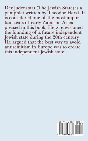 Produktbild: The Jewish State - The Founding Vision of Modern Zionism