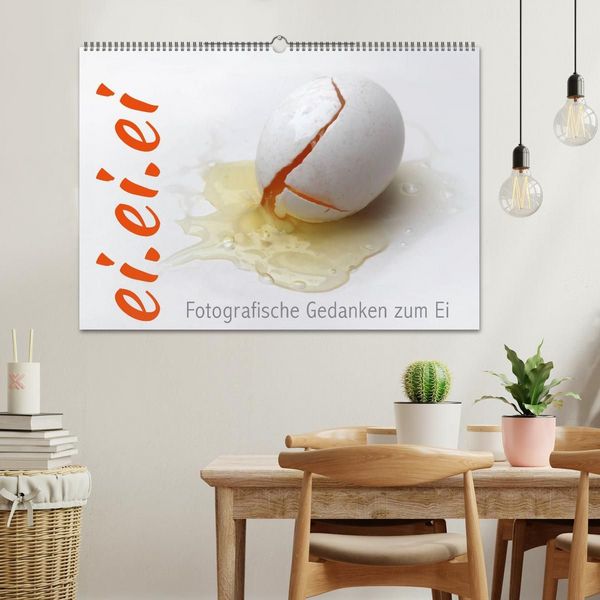 Produktbild: ei.ei.ei &ndash; Fotografische Gedanken zum Ei (Wandkalender 2027 DIN A2 quer), CALVENDO Monatskalender