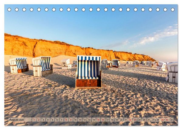 Produktbild: IN SYLT VERLIEBT (Tischkalender 2026 DIN A5 quer), CALVENDO Monatskalender
