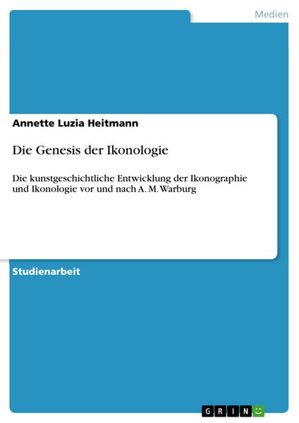 Produktbild: Die Genesis der Ikonologie