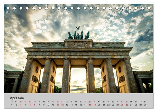 Produktbild: Ein Spaziergang durch Berlin (Tischkalender 2026 DIN A5 quer), CALVENDO Monatskalender