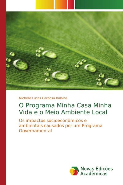 Produktbild: O Programa Minha Casa Minha Vida e o Meio Ambiente Local