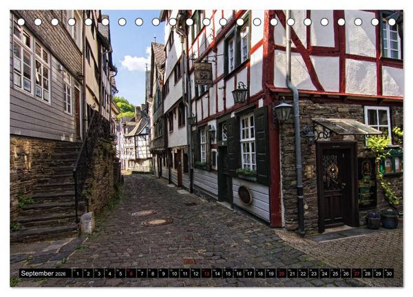 Produktbild: Stadtansichten, Monschau die Altstadt (Tischkalender 2026 DIN A5 quer), CALVENDO Monatskalender