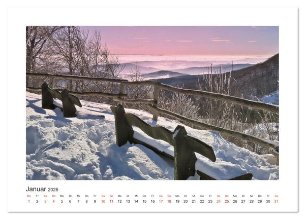 Produktbild: Nordhessen ist fotogen - Werra-Mei&szlig;ner - Edition (hochwertiger Premium Wandkalender 2026 DIN A2 quer), Kunstdruck in Hochglanz