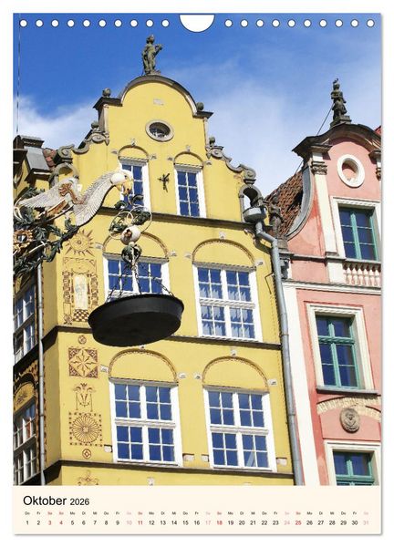 Produktbild: Sch&ouml;nes Danzig (Wandkalender 2026 DIN A4 hoch), CALVENDO Monatskalender