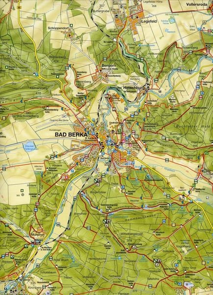 Produktbild: Wanderkarte Bad Berka und Mittleres Ilmtal