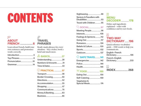 Produktbild: Lonely Planet French Travel Phrasebook & Dictionary