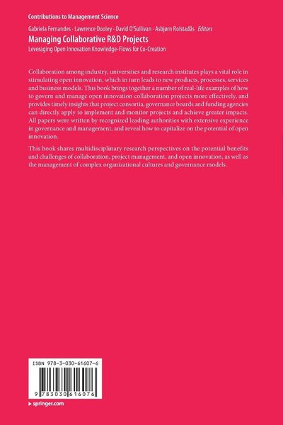 Produktbild: Managing Collaborative R&D Projects