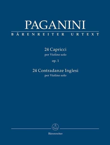 Paganini, N: 24 Capricci op. 1 per Violino Solo